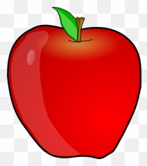 Apple Fruit Clipart Png - Transparent Background Apple Clipart Transparent,Fruit Clipart Png