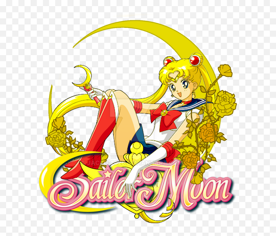 Sailor Moon Logo I Made For A Video Sailormoon - Sailor Moon Logo Png,Sailor Neptune Icon