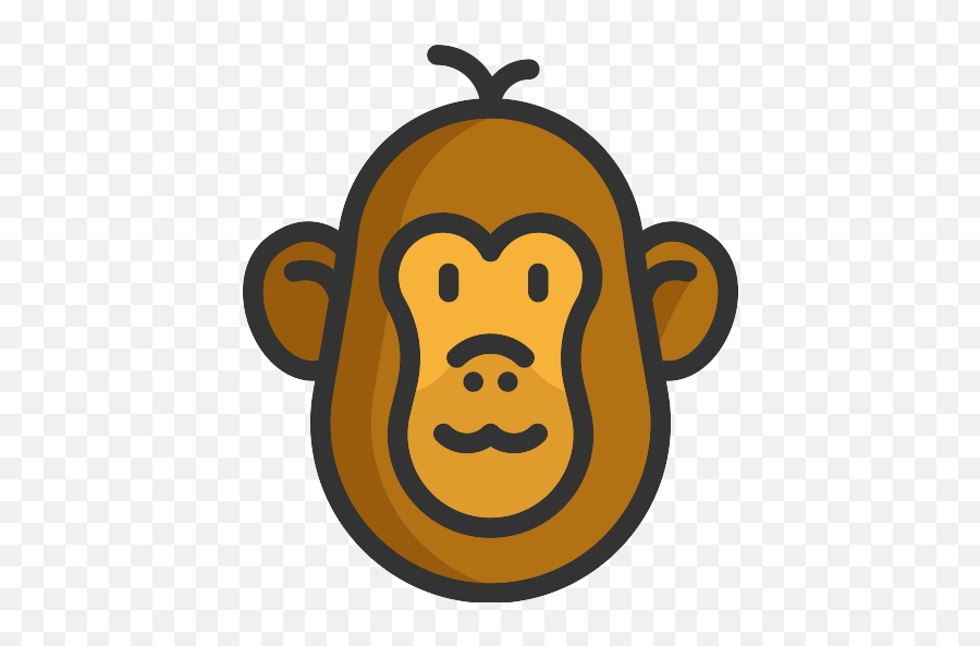 Monkey Vector Svg Icon 43 - Png Repo Free Png Icons Icon,Monkey Icon