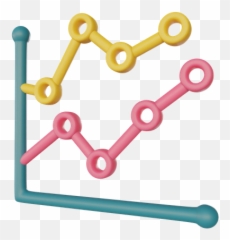 Line Chart Growth 3d Illustrations Designs Images Vectors - Dot png