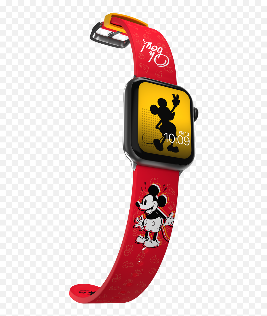 Mickey Mouse Vintage Icon Apple Watch Band Officially - Apple Watch Armband Mandalorian Png,Where To Find I Icon On Apple Watch