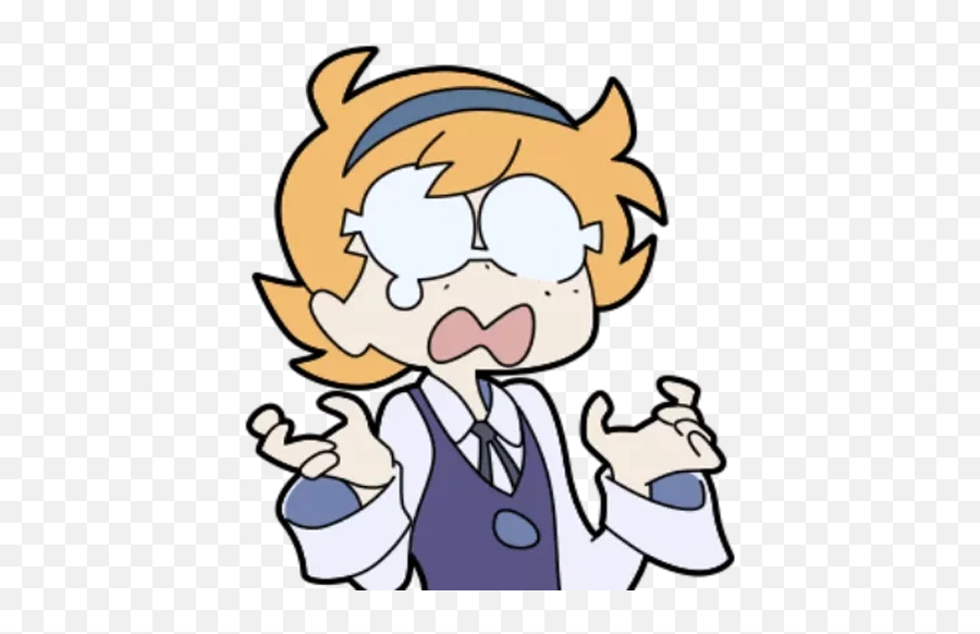 Little Witch Academia Telegram Stickers - Lotte Sticker Png,Witch Icon Tumblr