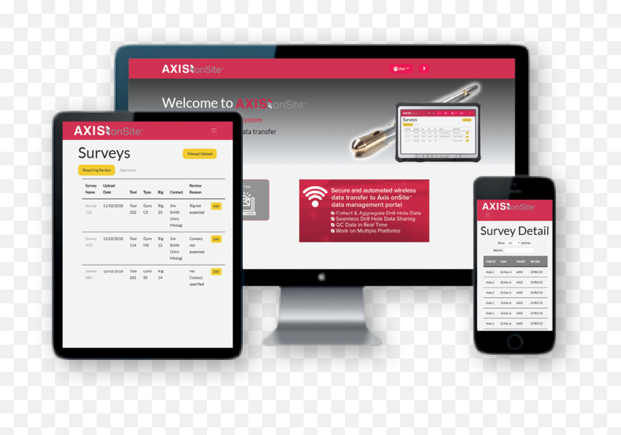 Axis Onsite - Axis Mining Technology Technology Applications Png,Mining Drill Icon