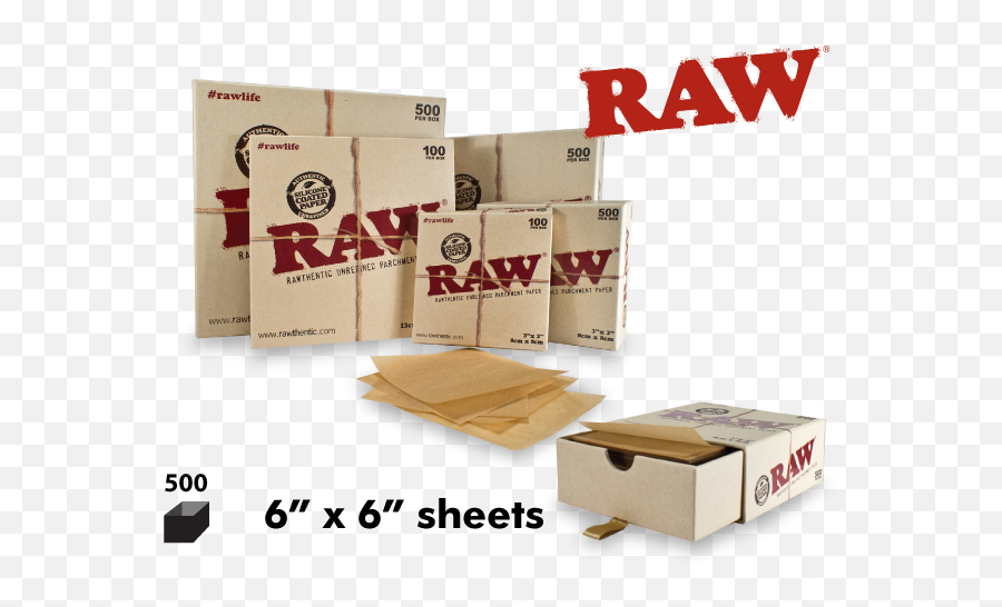 Raw Parchment Paper Sheets 6x6 500pack - Raw Papers Png,Parchment Paper Png