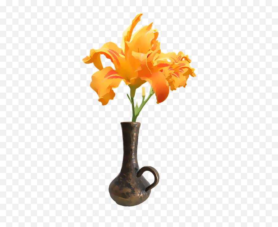 Flower Orange Pretty - Free Image On Pixabay Flowers With Stem Png,Orange Flowers Png