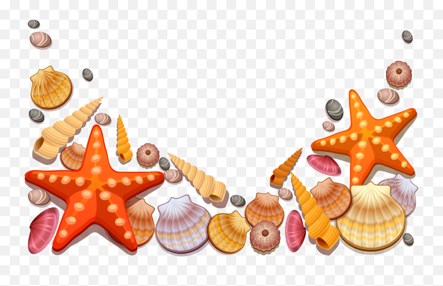 Vector Sea Shells Free Download Image - Sea Shells Clip Art Png,Sea Shell Png