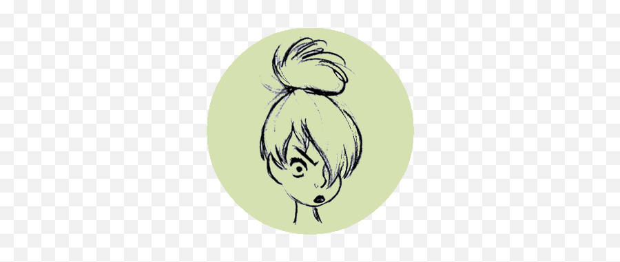 Tinker Bell Icon 156892 - Free Icons Library Dessin Visage Fee Clochette Png,Disney Icon Tumblr