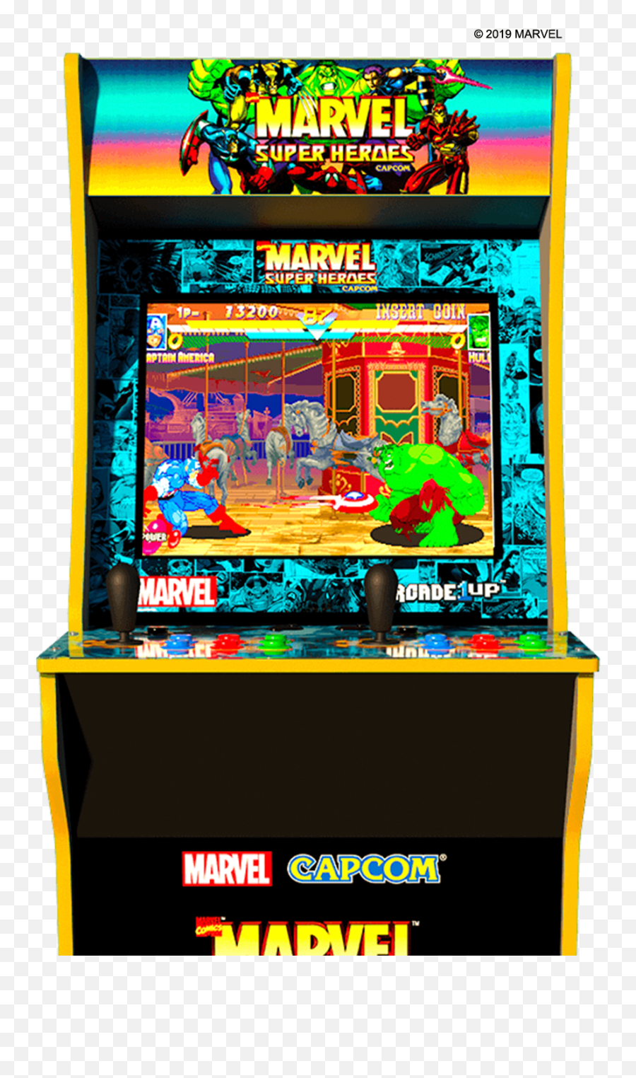 Marvel Super Heroes Arcade Cabinet - Special Edition Arcade Marvel Super Heroes Png,Super Heroes Png
