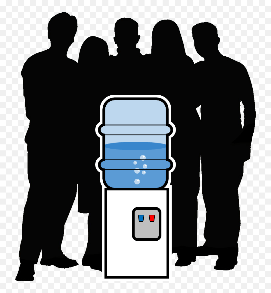 Water Cooler Meeting Allaboutleancom - Water Cooler Clip Art Png,Water Dispenser Icon