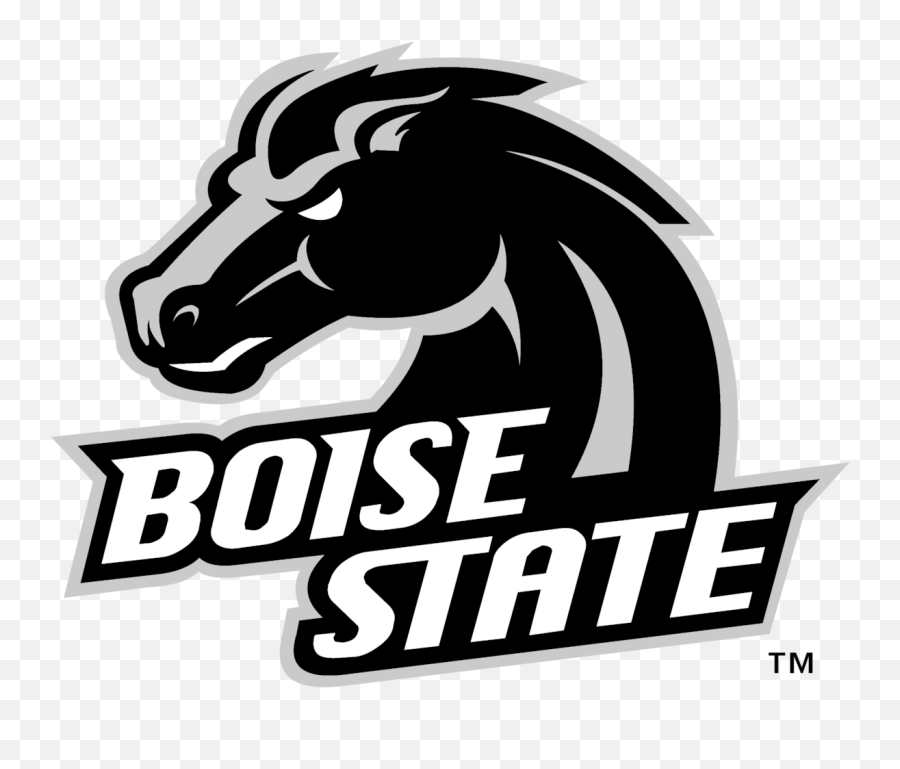 Boise State Broncos Logo Black And White 1 U2013 Brands Logos - Automotive Decal Png,Broncos Icon