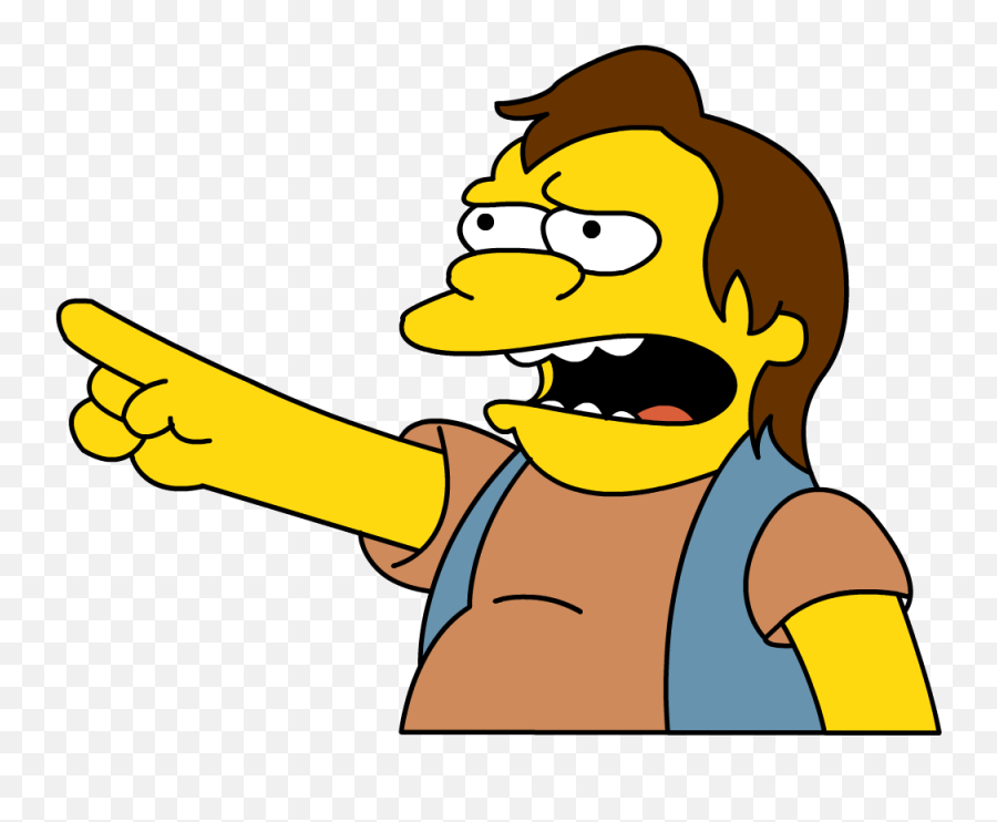 Ha Simpsons Png - Nelson Simpsons Png,Haha Png