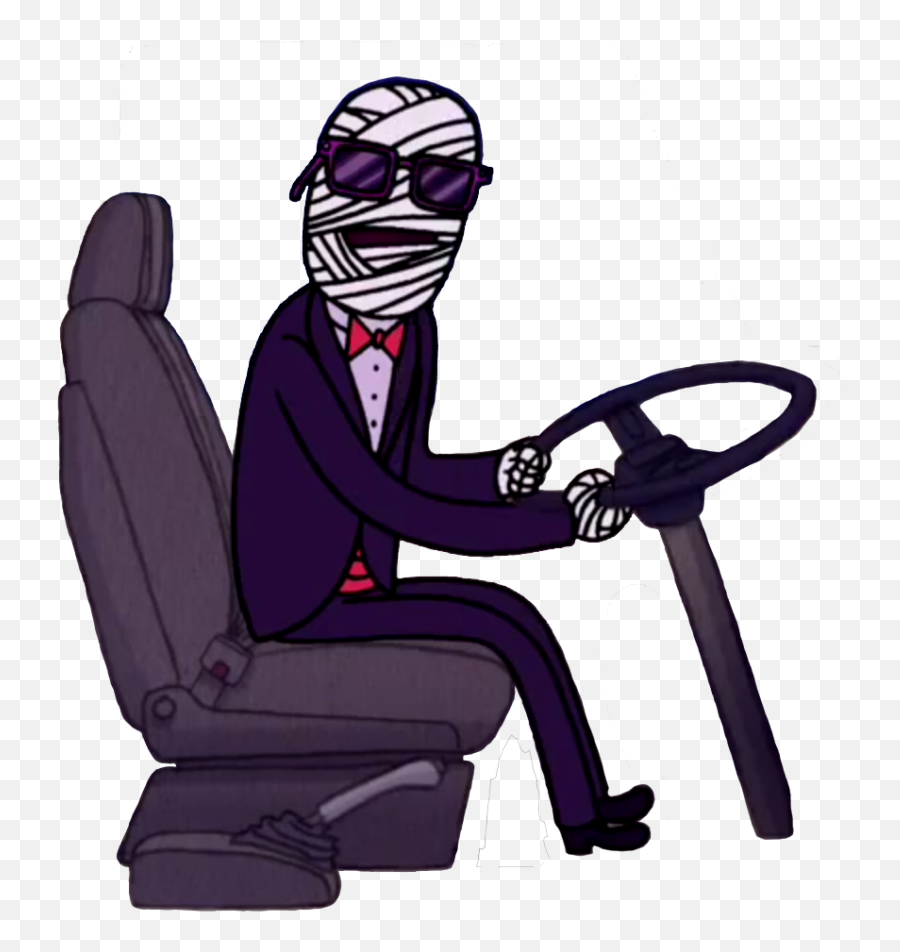 Regular Show Character Party Bus Driver Png