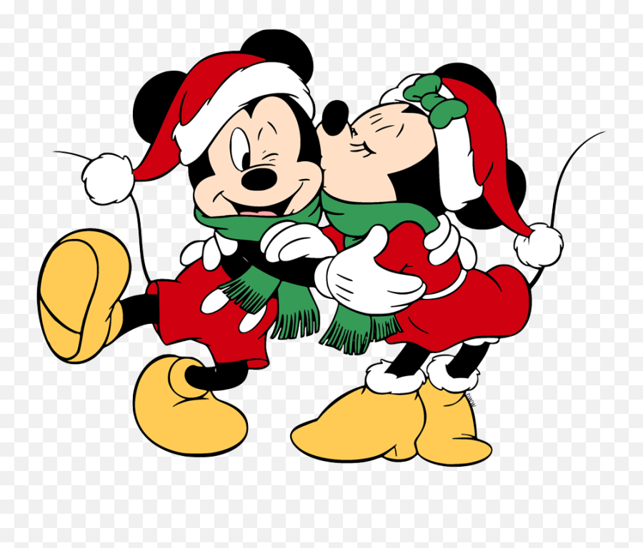 Mickey Mouse Christmas Clip Art Disney Galore - Christmas Mickey And Minnie Png,Mickey And Minnie Png