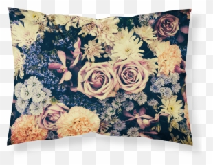 Vintage Flowers Pillowcase - Electro Threads Blanket png