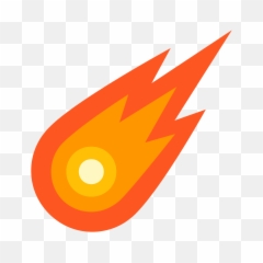Comet Fire Free Icon Of Cinema Icons - Meteor Clipart Png