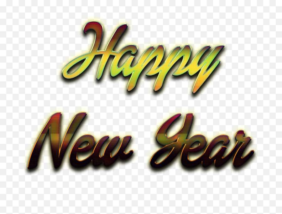 Happy New Year Letter Transparent Background Png Mart - Happy New Year Letter Design,Happy Transparent Background