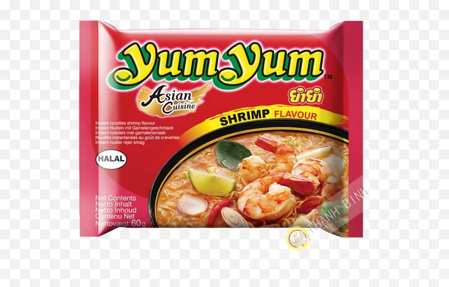 Soup Noodle Yum Shrimp 60g Thailand - Yum Yum Png,Yum Png
