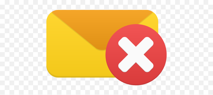 Email Delete Icon - Message Delete Icon Png,Delete Icon Png