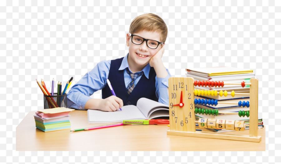 Student Child Png 7 Image - Student Kid Transparent Student Studying Images Png,Child Png