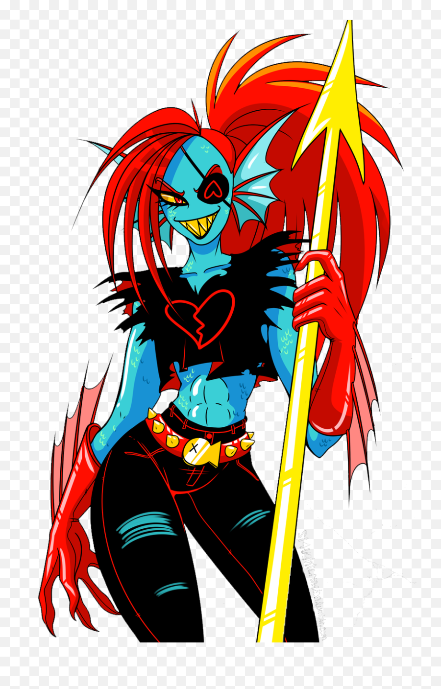 Undyne Png 8 Image - Underfell Undyne,Undyne Png