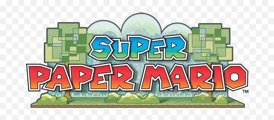 Super Paper Mario Part 2 - Super Paper Mario Logo Transparent Png,Super Mario Rpg Logo