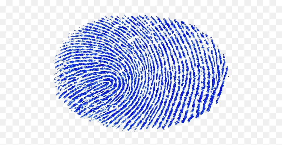 Fingerprint Png Transparent Hd Images Only - Blue Transparent Fingerprint Png,Ink Png
