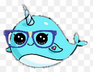 Transparent Download Adorkable Sticker - Cute How To Draw A Unicorn Emoji Png,Narwhal Png