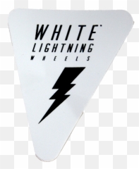White Lightning Sticker - Decal png