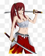 Ukrainian Animanga Portal Template - Erza Fairy Tail Anime Png,Erza Scarlet Png