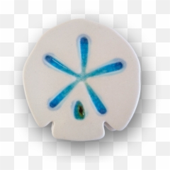 Sand Dollar Glass Crackle Porcelain - png