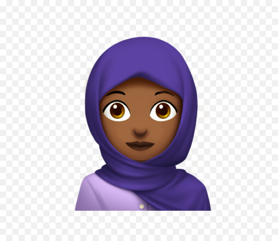 Download 16 Year Old Muslim Girl Is Responsible For Appleu0027s - Hijab Emoji Png,Girl Emoji Png