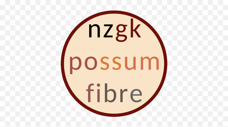 Nzgk Possum Fibre U2013 Creative - Circle Png,Possum Png