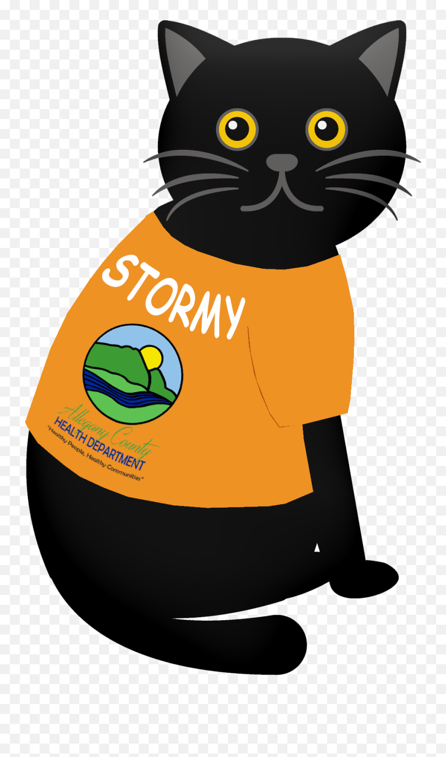 Download Stormy The Preparedness Kitty - Black Cat Hd Png Black Cat Face Clip Art,Kitty Png