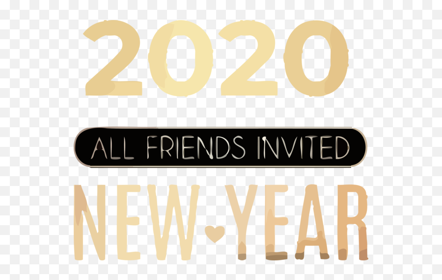 Download New Year Font Text Logo For Happy 2020 Carol Hq Png - Horizontal,Happy New Year Logo