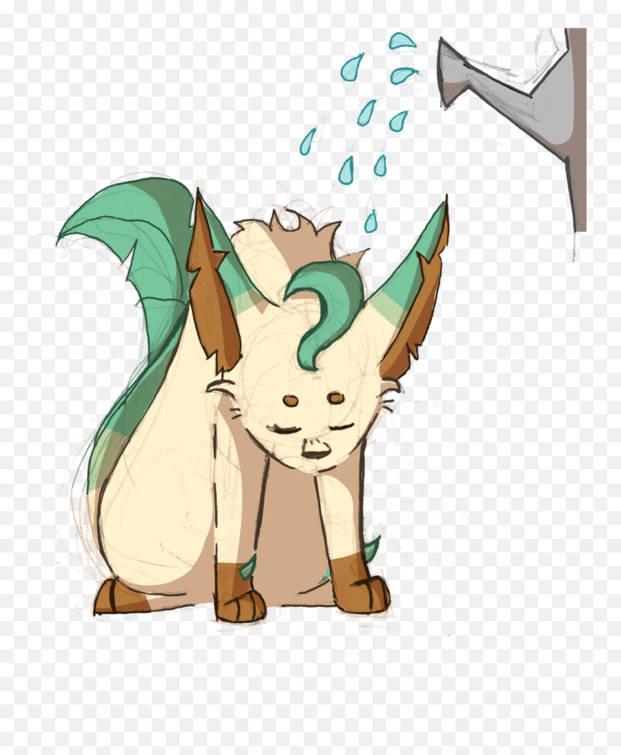 Daily Leafeon Pokemon Zelda Characters Character - Mythical Creature Png,Leafeon Png