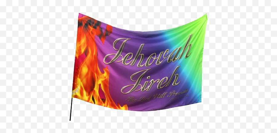 Jehovah Jireh Purple - Greenfire Worship Flag Vertical Png,Purple Banner Png