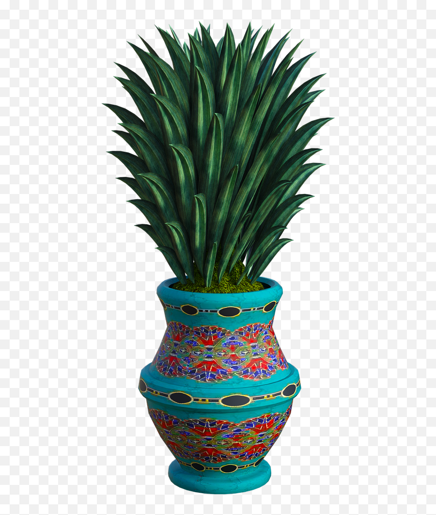 Tropical Plant Vase - Free Image On Pixabay Stoneware Png,Tropical Plant Png