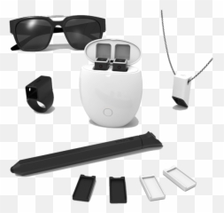 Meme Sunglasses - Monochrome Transparent Png Original Opkix