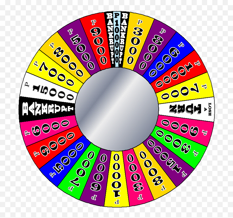Wheel Of Fortune Png Hd Pictures - Vhvrs Wheel Of Fortune Wheel Template,Wheel Of Fortune Logo