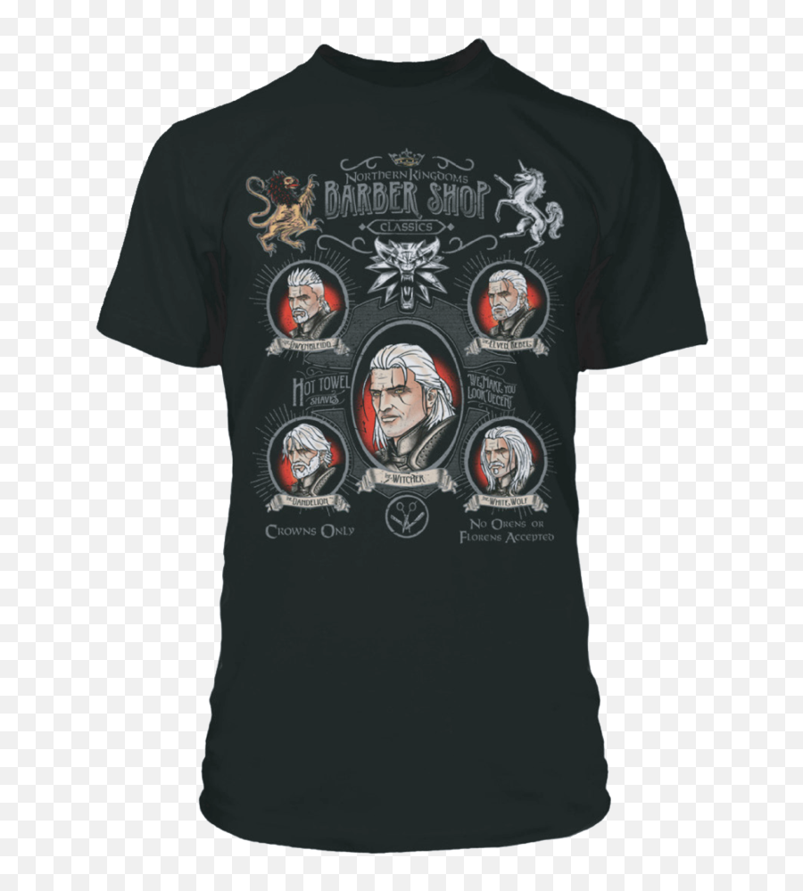 The Witcher 3 Shave And A Haircut Tee - Run The Jewels Tshirt Png,Witcher 3 Logo
