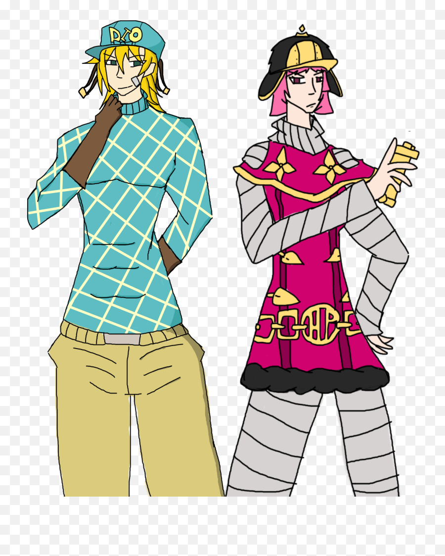 Diego Brando And Hot Pants Drawn By A Tired Person Fanart - Diego Brando And Hot Pants Fanart Png,Dio Brando Transparent