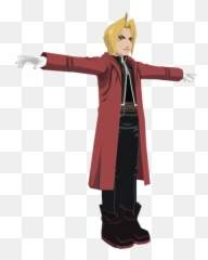 Playstation 2 - T Pose Png,Edward Elric Png