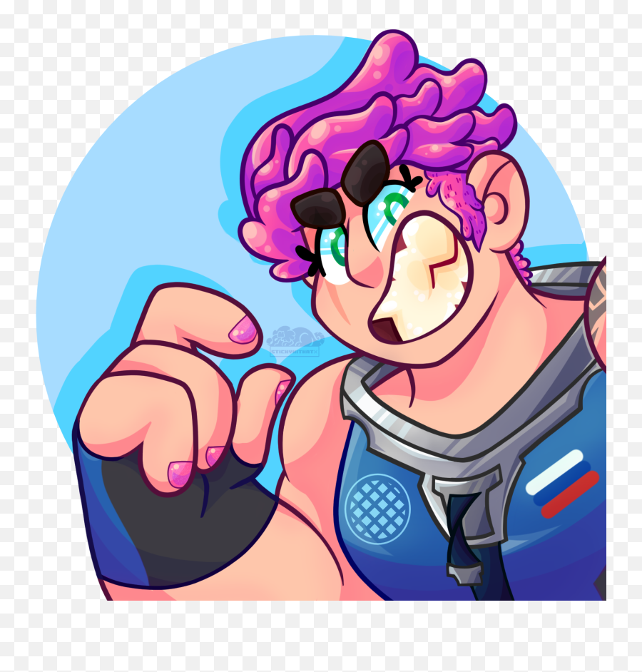 Letu0027s Get Physical By Stickykitkat - Fur Affinity Dot Net Fictional Character Png,Zarya Transparent