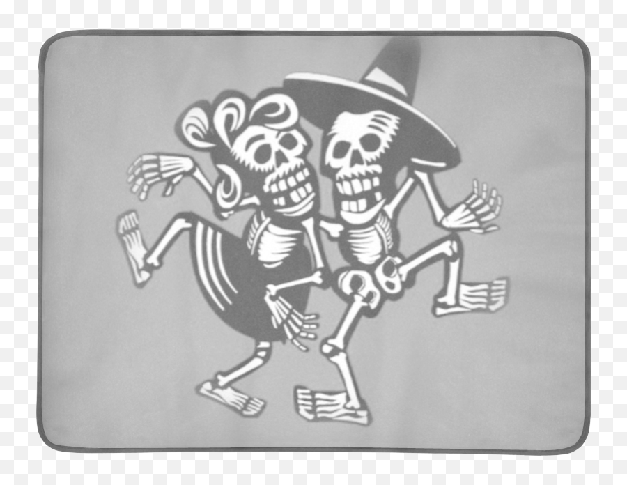 Lets Dance - Skulls Beach Mat 78x 60 Id D363049 Fictional Character Png,Skulls Transparent