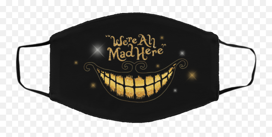 Alice In Wonderland Cheshire Cat Mask - Face Mask Polaris Png,Cheshire Cat Smile Png