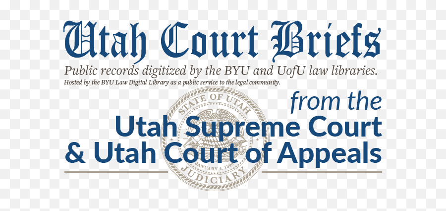 Utah Court Briefs Brigham Young University Law School - Language Png,Transparent Utah