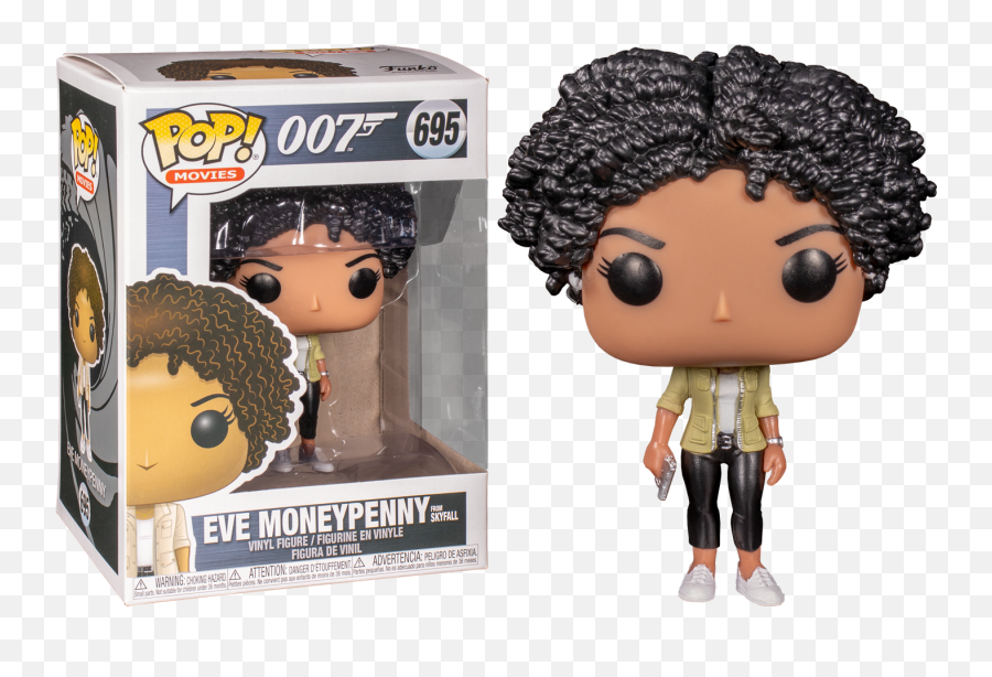 Vinyl Figure Eve Moneypenny Pop Funko James Bond Skyfall Tv - Funko Pop James Bond Eve Moneypenny Png,Funko Pop Png