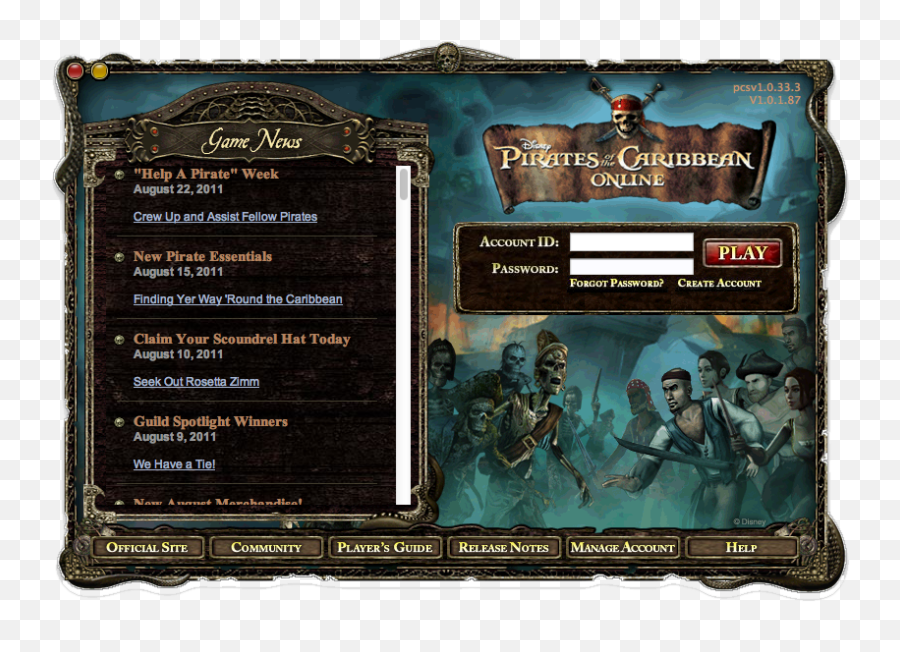 Desktop Pictures - Pirates Online Launcher Png,Pirates Of The Caribbean Folder Icon