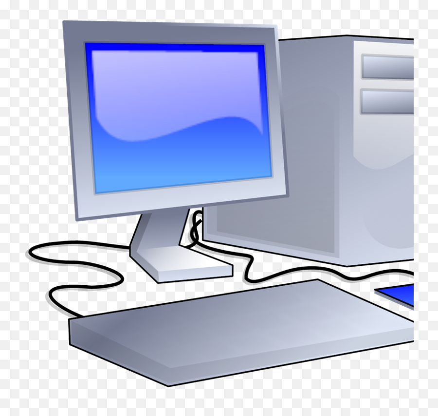 Desktop Computer Clip Art Icon And Svg - Advantages Of Clip Art Png,Desktop Icon Art