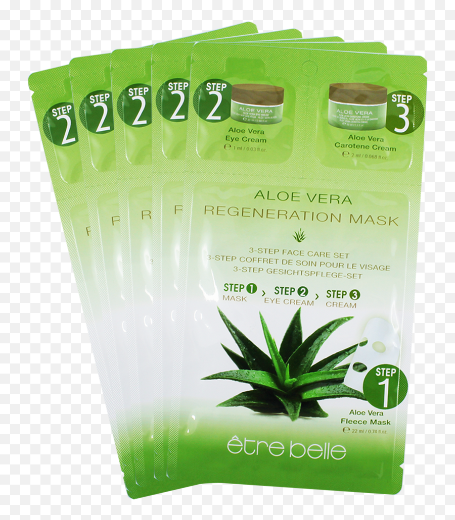 Aloe Vera Regeneration Mask 3 - Stepfacecareset Aloe Vera Png,Aloe Vera Plant Png